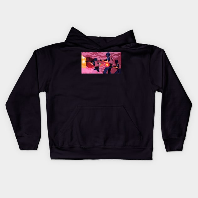 🌸🌑🌸 Kids Hoodie by wizd0m1